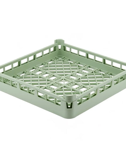 Giá Rổ Hở Hai Đầu Máy Rửa Chén Vollrath 5267010 Cỡ Đầy Đủ Thấp 50.2 x 50.2 cm - Xanh Lá