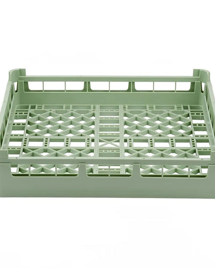 Giá Rổ Hở Hai Đầu Máy Rửa Chén Vollrath 5267010 Cỡ Đầy Đủ Thấp 50.2 x 50.2 cm - Xanh Lá