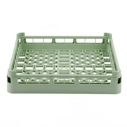 Giá Rổ Hở Hai Đầu Máy Rửa Chén Vollrath 5267010 Cỡ Đầy Đủ Thấp 50.2 x 50.2 cm - Xanh Lá