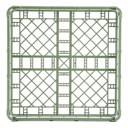 Giá Rổ Hở Hai Đầu Máy Rửa Chén Vollrath 5267010 Cỡ Đầy Đủ Thấp 50.2 x 50.2 cm - Xanh Lá