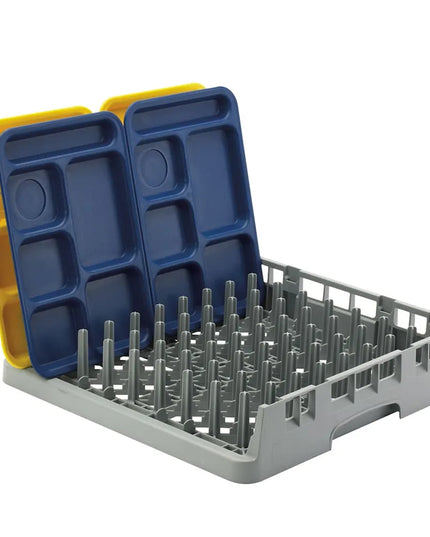 Giá Rổ Khay Vuông Hở Hai Đầu Camrack Cambro OETR314151 50.2 cm - Xám Nhạt