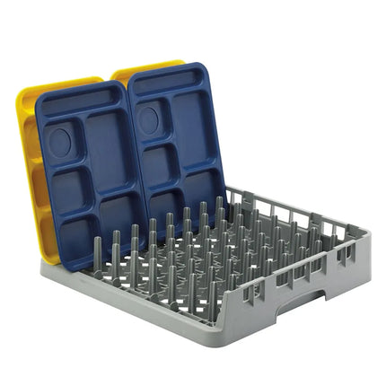 Giá Rổ Khay Vuông Hở Hai Đầu Camrack Cambro OETR314151 50.2 cm - Xám Nhạt