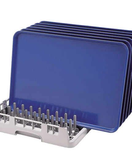 Giá Rổ Khay Vuông Hở Hai Đầu Camrack Cambro OETR314151 50.2 cm - Xám Nhạt