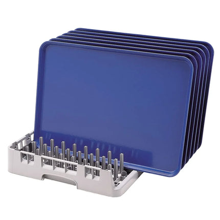 Giá Rổ Khay Vuông Hở Hai Đầu Camrack Cambro OETR314151 50.2 cm - Xám Nhạt