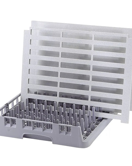 Giá Rổ Khay Vuông Hở Hai Đầu Camrack Cambro OETR314151 50.2 cm - Xám Nhạt