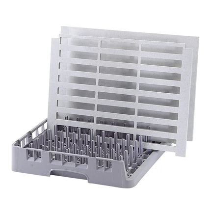 Giá Rổ Khay Vuông Hở Hai Đầu Camrack Cambro OETR314151 50.2 cm - Xám Nhạt