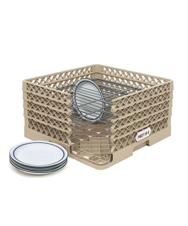 Giá Rổ Máy Rửa Chén Vollrath PM2011-6 Chứa 20 Đĩa 6 Thanh Nối - Be