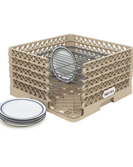 Giá Rổ Máy Rửa Chén Vollrath PM2011-6 Chứa 20 Đĩa 6 Thanh Nối - Be