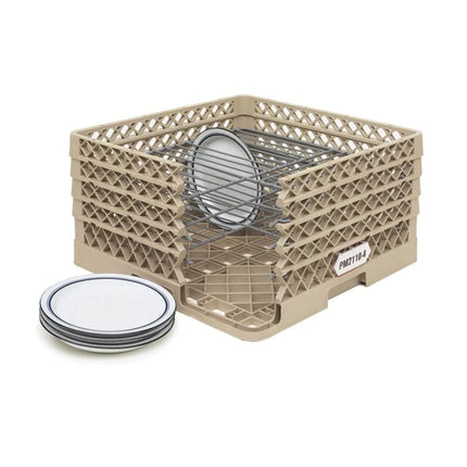 Giá Rổ Máy Rửa Chén Vollrath PM2011-6 Chứa 20 Đĩa 6 Thanh Nối - Be