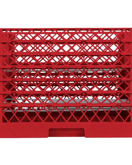 Giá Rổ Máy Rửa Chén Vollrath PM2011-6 Chứa 20 Đĩa 6 Thanh Nối - Đỏ