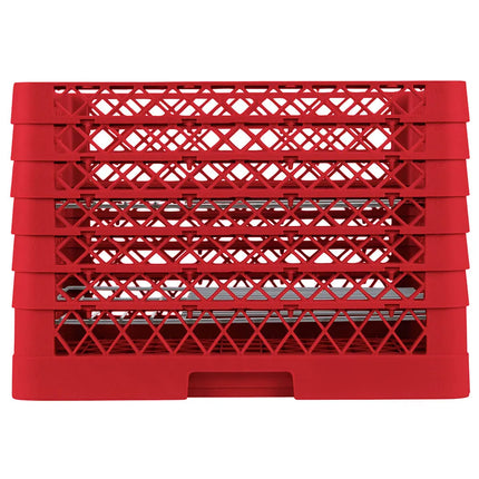 Giá Rổ Máy Rửa Chén Vollrath PM2011-6 Chứa 20 Đĩa 6 Thanh Nối - Đỏ
