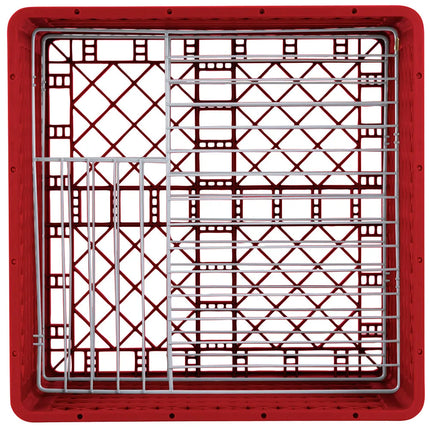Giá Rổ Máy Rửa Chén Vollrath PM2011-6 Chứa 20 Đĩa 6 Thanh Nối - Đỏ