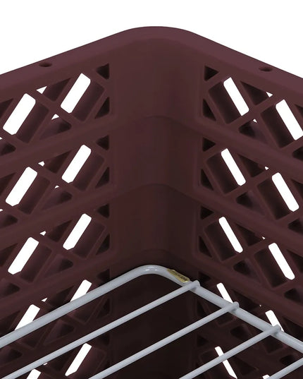 Giá Rổ Máy Rửa Chén Vollrath PM2011-6 Chứa 20 Đĩa 6 Thanh Nối - Đỏ Burgundy
