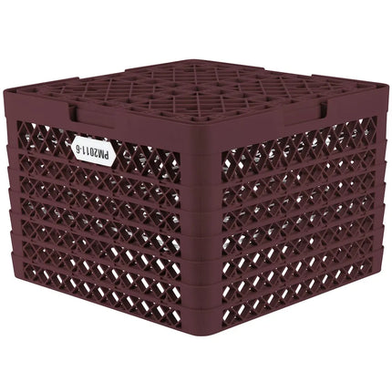 Giá Rổ Máy Rửa Chén Vollrath PM2011-6 Chứa 20 Đĩa 6 Thanh Nối - Đỏ Burgundy