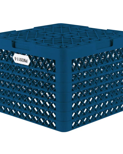 Giá Rổ Máy Rửa Chén Vollrath PM2011-6 Chứa 20 Đĩa 6 Thanh Nối - Xanh Hoàng Gia