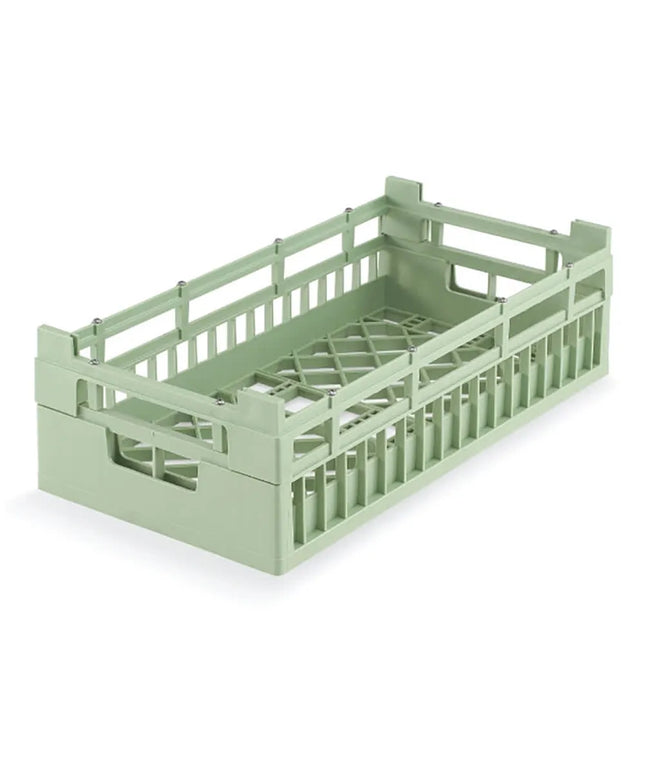 Giá Rửa Bát Dạng Mở Vollrath 52801 - Cỡ Nửa Khay, Màu Xanh Lá