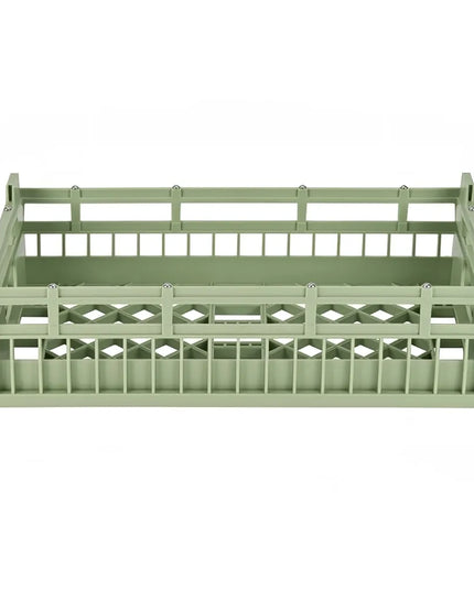 Giá Rửa Bát Dạng Mở Vollrath 52801 - Cỡ Nửa Khay, Màu Xanh Lá