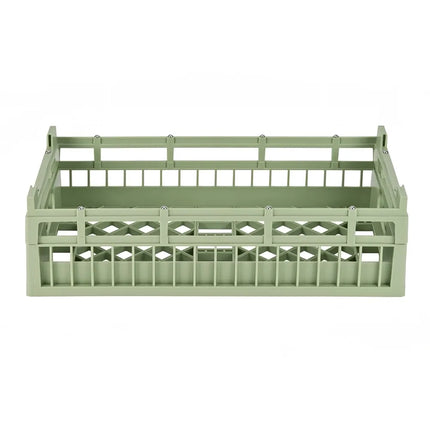 Giá Rửa Bát Dạng Mở Vollrath 52801 - Cỡ Nửa Khay, Màu Xanh Lá