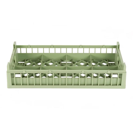 Giá Rửa Bát Vollrath 52805 Nửa Khay 8 Ngăn Màu Xanh