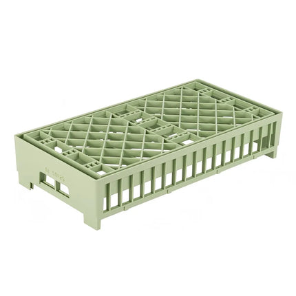 Giá Rửa Bát Vollrath 52805 Nửa Khay 8 Ngăn Màu Xanh