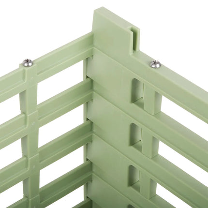 Giá Rửa Chén Hở Vollrath 5280711 - Siêu Cao, Cỡ Nửa Khay, Màu Xanh Lá