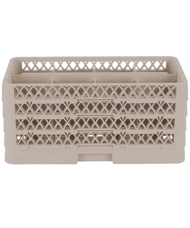 Giá Rửa Chén Vollrath HR1B1BBB Cỡ Nhỏ 8 Ngăn - 4 Thanh Nối Ngăn, Beige