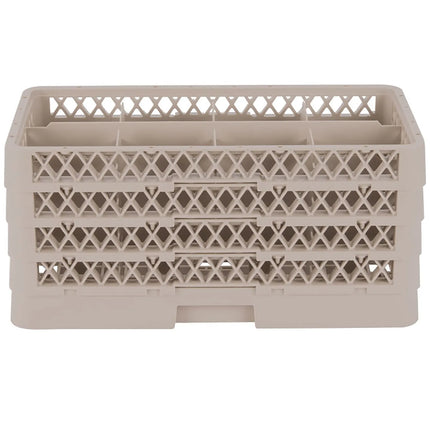 Giá Rửa Chén Vollrath HR1B1BBB Cỡ Nhỏ 8 Ngăn - 4 Thanh Nối Ngăn, Beige