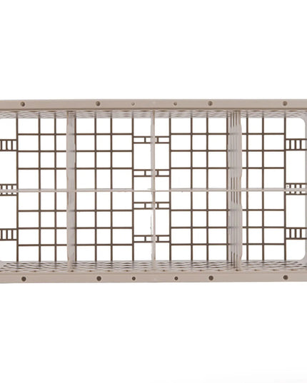 Giá Rửa Chén Vollrath HR1B1BBB Cỡ Nhỏ 8 Ngăn - 4 Thanh Nối Ngăn, Beige