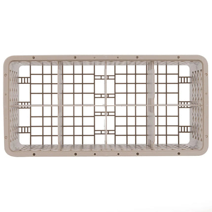 Giá Rửa Chén Vollrath HR1B1BBB Cỡ Nhỏ 8 Ngăn - 4 Thanh Nối Ngăn, Beige