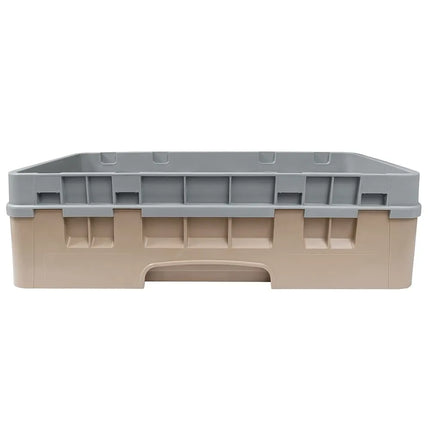 Giá Rửa Cốc Camrack Cambro 10HC414184 Nửa Khay 10 Ngăn (1) Thanh Nâng Màu Be