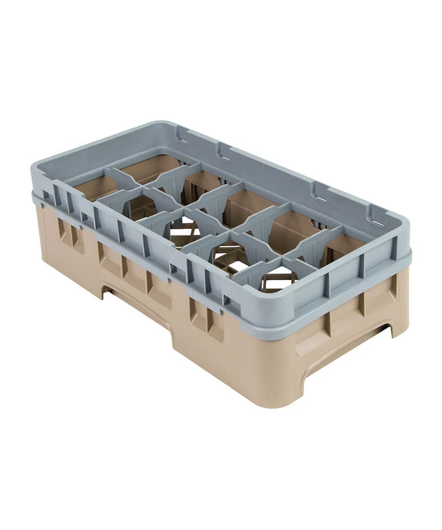 Giá Rửa Ly Cambro Camrack 10HS318184 10 Ngăn - Có Tầng Mở Rộng, Be