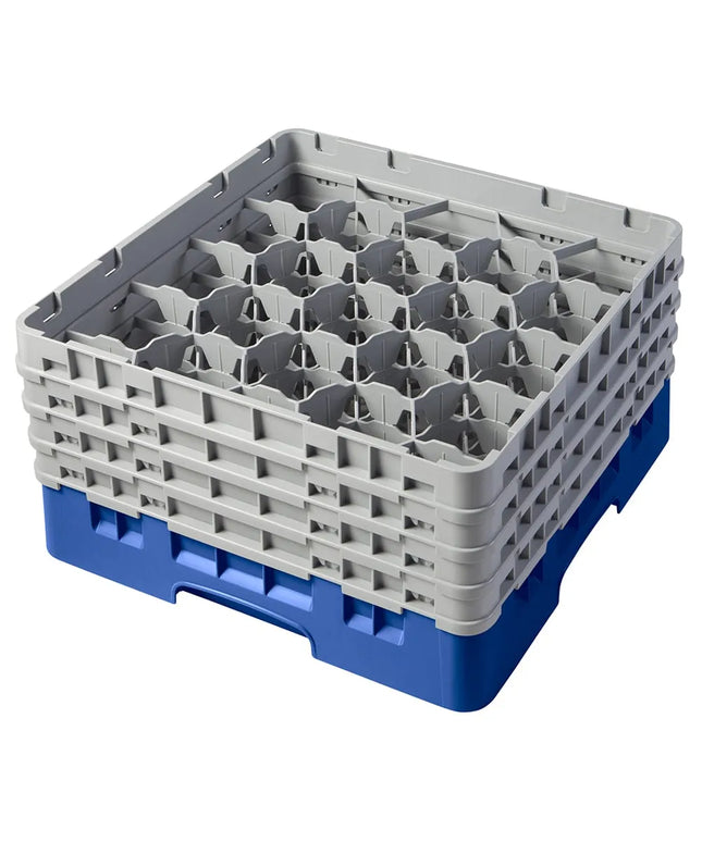 Giá Rửa Ly Cambro Camrack® 20S800168 20 Ngăn - 4 Tầng Mở Rộng Xám, Xanh Dương
