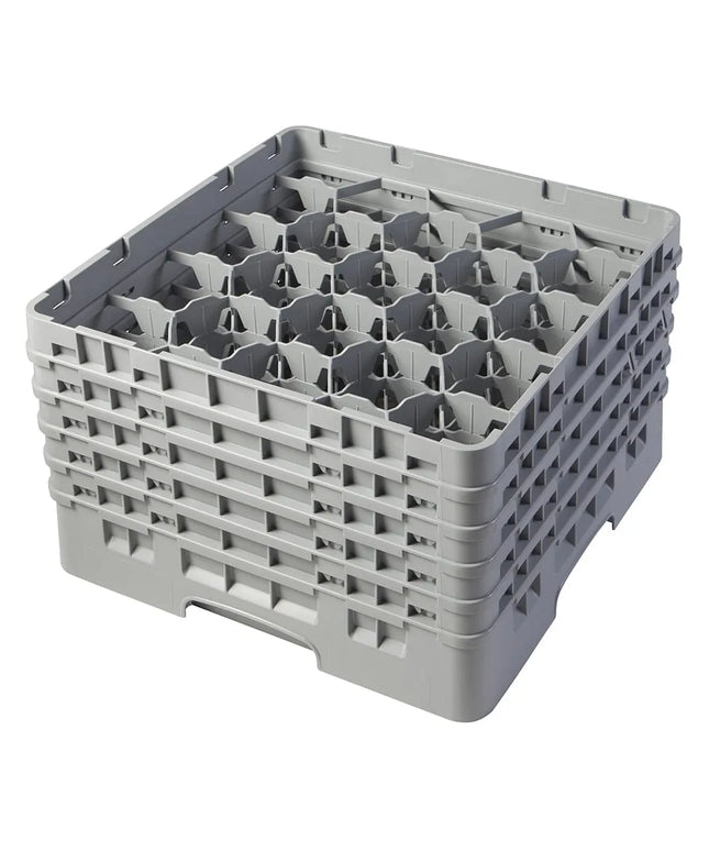 Giá Rửa Ly Cambro Camrack® 20S958151 20 Ngăn - 5 Tầng Mở Rộng Xám, Xám Nhạt