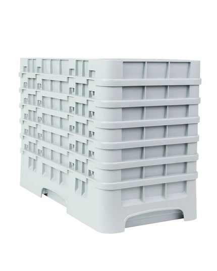 Giá Rửa Ly Camrack Cambro 10HS1114151 10 Ngăn (6) Thanh Nâng Màu Xám Nhạt