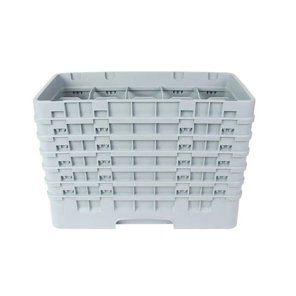 Giá Rửa Ly Camrack Cambro 10HS1114151 10 Ngăn (6) Thanh Nâng Màu Xám Nhạt