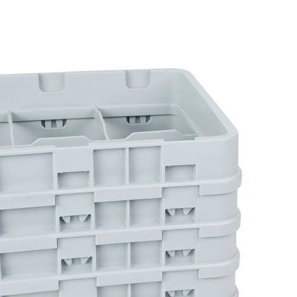 Giá Rửa Ly Camrack Cambro 10HS1114151 10 Ngăn (6) Thanh Nâng Màu Xám Nhạt