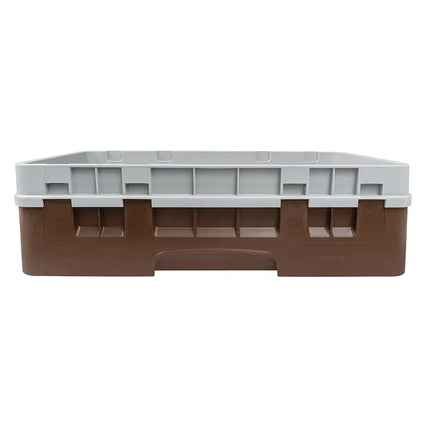 Giá Rửa Ly Camrack Cambro 10HS318167 - Có Thanh Nối, 10 Ngăn, Màu Nâu