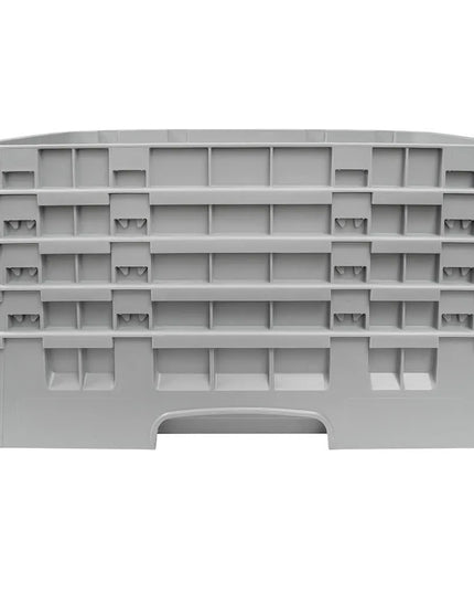 Giá Rửa Ly Camrack Cambro 10HS800151 - (4) Thanh Nối, 10 Ngăn, Màu Xám Nhạt