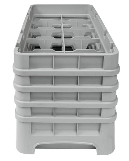 Giá Rửa Ly Camrack Cambro 10HS800151 - (4) Thanh Nối, 10 Ngăn, Màu Xám Nhạt