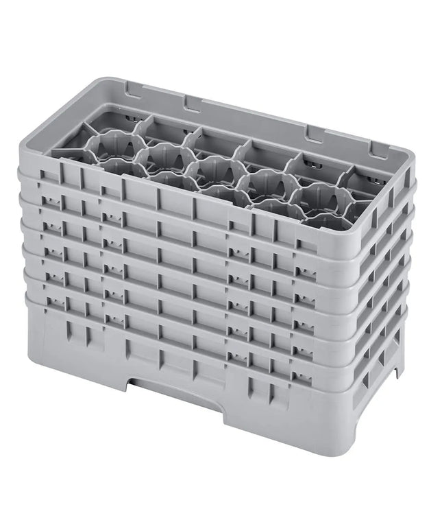 Giá Rửa Ly Camrack Cambro 17HS1114151 17 Ngăn (6) Thanh Nâng Màu Xám Nhạt