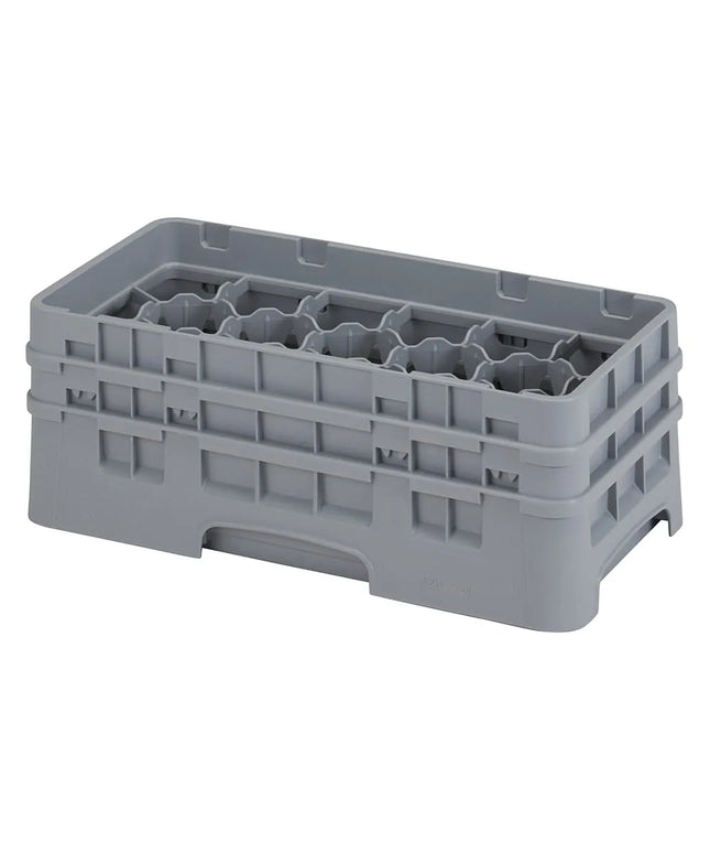 Giá Rửa Ly Camrack Cambro 17HS434151 17 Ngăn (2) Thanh Nâng Màu Xám Nhạt