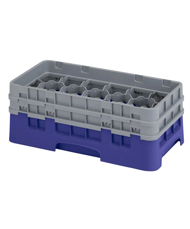 Giá Rửa Ly Camrack Cambro 17HS434186 17 Ngăn (2) Thanh Nâng Màu Xanh Navy