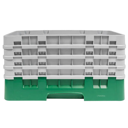 Giá Rửa Ly Camrack Cambro 17HS800119 - (4) Thanh Nối, 17 Ngăn, Màu Xanh Sherwood