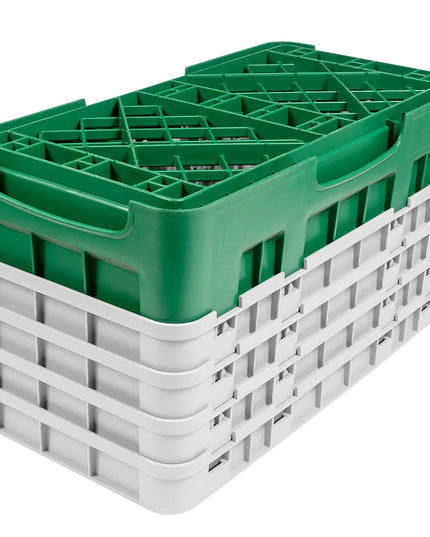 Giá Rửa Ly Camrack Cambro 17HS800119 - (4) Thanh Nối, 17 Ngăn, Màu Xanh Sherwood