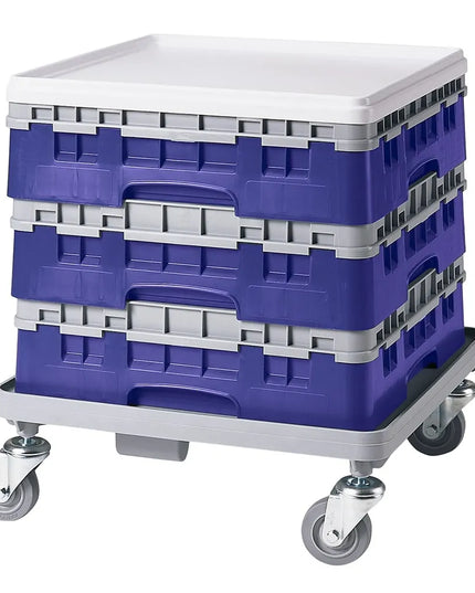 Giá Rửa Ly Camrack® Cambro 9S318186 9 Ngăn - (1) Thanh Nối Màu Xám, Xanh Navy