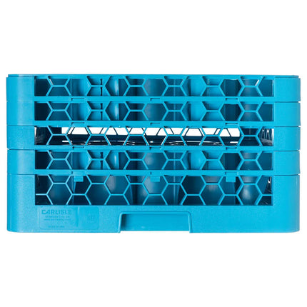 Giá Rửa Ly Carlisle OptiClean™ NeWave™ RW20-314 20 Ngăn - 4 Tầng Mở Rộng, Xanh Dương