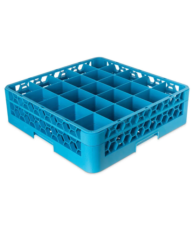 Giá Rửa Ly Carlisle OptiClean™ RG25-114 25 Ngăn - 1 Tầng Mở Rộng, Xanh Dương