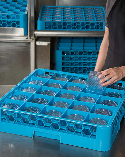 Giá Rửa Ly Carlisle OptiClean™ RG2514 25 Ngăn, Xanh Dương