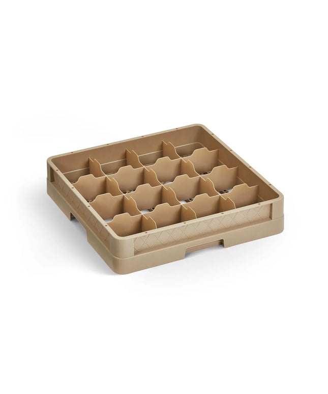 Giá Rửa Ly Traex® Vollrath CR4 Khay Đầy Đủ 16 Ngăn - Beige