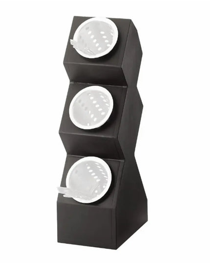 Giá Trưng Bày Ống Đựng Dao Muỗng Nĩa Cal-Mil 1016-3-96 3 Ngăn Gỗ Tre Midnight